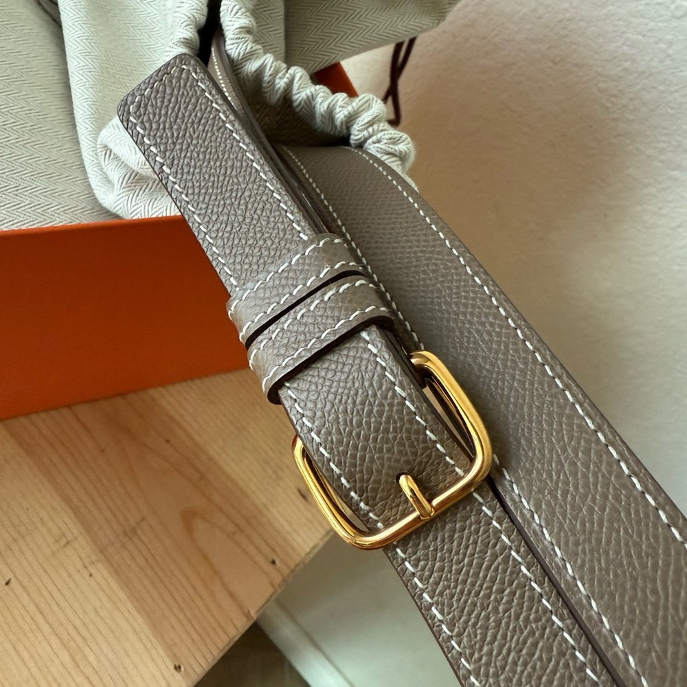 HERMES DELLA CAVALLERIA MINI BAG in EPSOM LEATHER with Gold HW - Picture 15 of 16